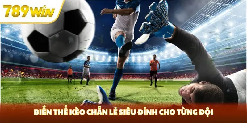 Biến thể kèo chẵn lẻ siêu đỉnh cho từng đội